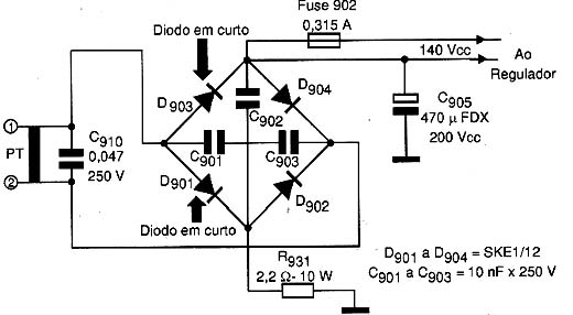 Diagrama do setor do aparelho fornecido pelo autor.
Diagrama do setor do aparelho fornecido pelo autor.