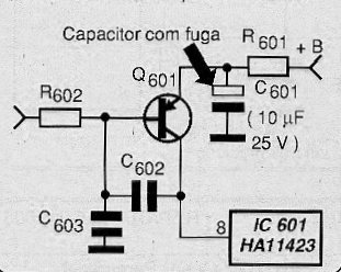 Diagrama do setor do aparelho fornecido pelo autor.
