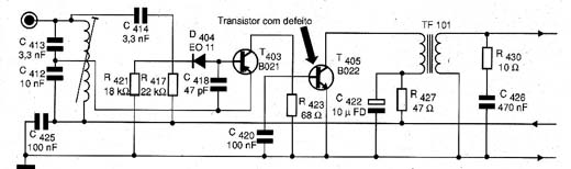 Diagrama do setor do aparelho fornecido pelo autor.
Diagrama do setor do aparelho fornecido pelo autor.