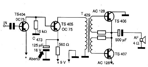 Diagrama do setor do aparelho fornecido pelo autor.
Diagrama do setor do aparelho fornecido pelo autor.