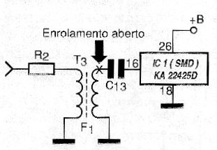 Diagrama do setor do aparelho fornecido pelo autor.
Diagrama do setor do aparelho fornecido pelo autor.