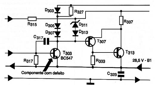 Diagrama do setor do aparelho fornecido pelo autor.
Diagrama do setor do aparelho fornecido pelo autor.
