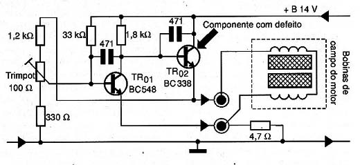 Diagrama do setor do aparelho fornecido pelo autor.
