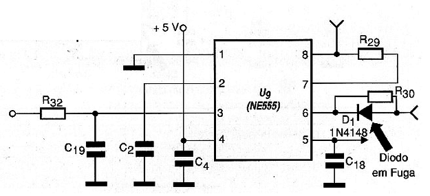 Diagrama do setor do aparelho fornecido pelo autor.
