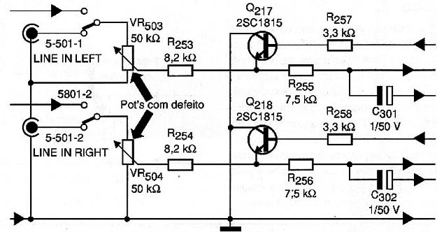 Diagrama do setor do aparelho fornecido pelo autor.
