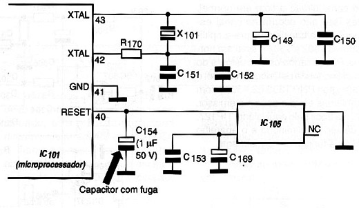 Diagrama do setor do aparelho fornecido pelo autor.
Diagrama do setor do aparelho fornecido pelo autor.