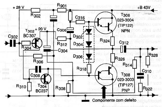 Diagrama do setor do aparelho fornecido pelo autor.
Diagrama do setor do aparelho fornecido pelo autor.