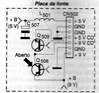 Diagrama do setor do aparelho fornecido pelo autor.
