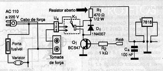 Diagrama do setor do aparelho fornecido pelo autor.
Diagrama do setor do aparelho fornecido pelo autor.