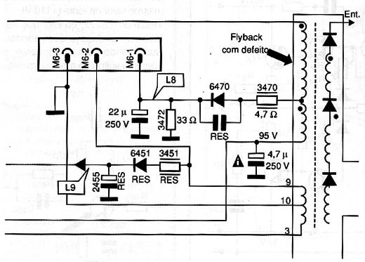 Diagrama do setor do aparelho fornecido pelo autor.
Diagrama do setor do aparelho fornecido pelo autor.