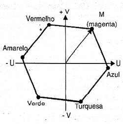 Sinal de crominância. 