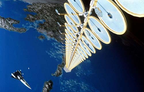 Figura 2 – Satélite captador de solar Suntower da NASA
Figura 2 – Satélite captador de solar Suntower da NASA