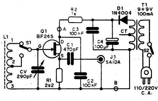 Figura 5 – Diagrama completo da antena ativa
Figura 5 – Diagrama completo da antena ativa
