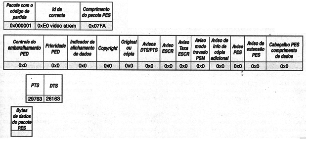    Figura 2 – Protocolos de uma imagem
