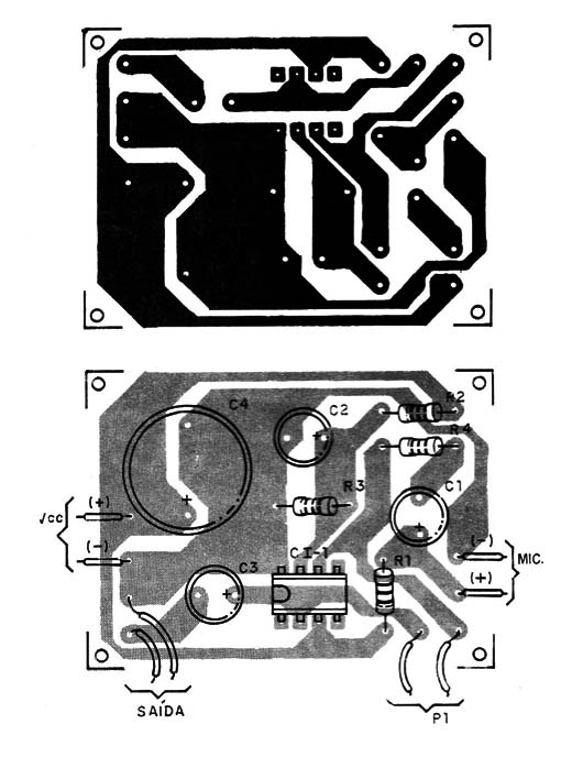 Figura 3 – Placa para a montagem
Figura 3 – Placa para a montagem