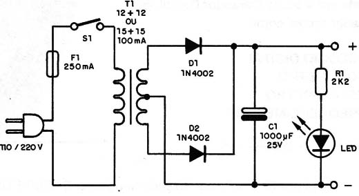 Figura 4 – Fonte para o circuito
Figura 4 – Fonte para o circuito