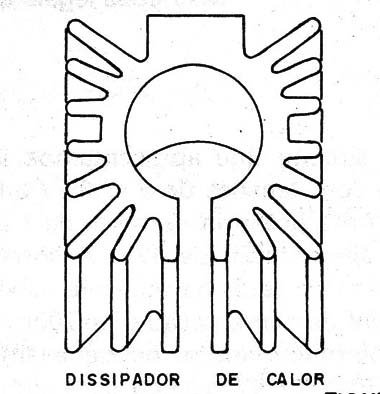 Figura 5 – Dissipadores para os transistores
