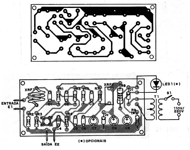 Figura 5 – Placa para a montagem
Figura 5 – Placa para a montagem