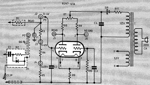 Diagrama completo do adaptador. Diagrama completo do adaptador.