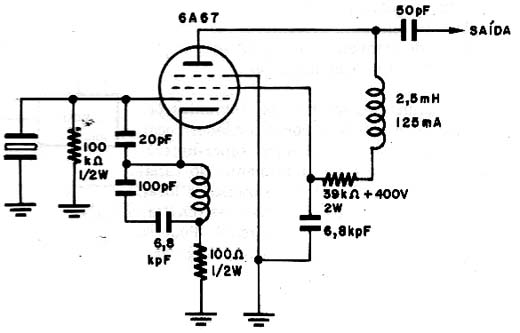 Diagrama completo do oscilador. Diagrama completo do oscilador.