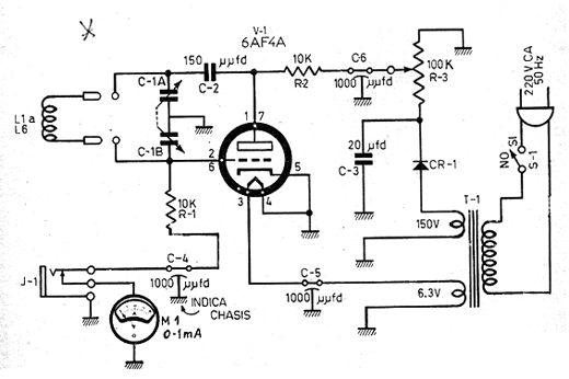 Diagrama completo do oscilador. 