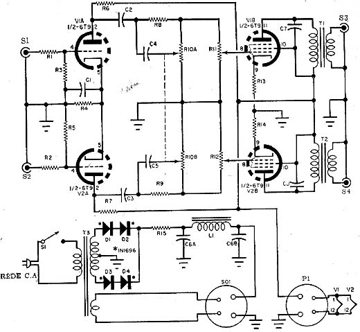 Amplificador compacto valvulado Amplificador compacto valvulado