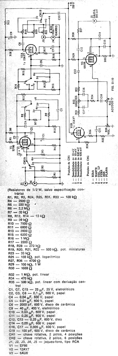  Pré-Amplificador de Alta Qualidade (3) 