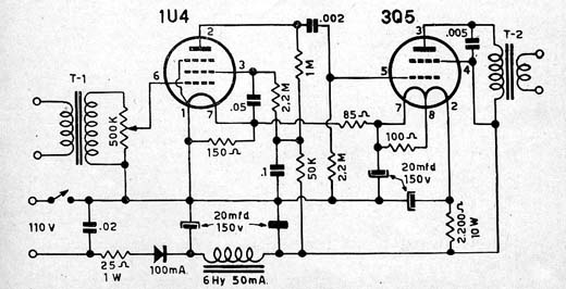  Amplificador de 2 Válvulas 