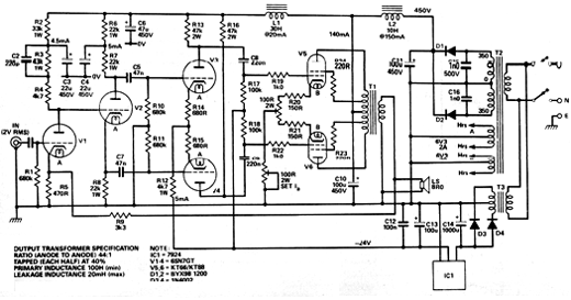 Amplificador de 25 a 30 W
Amplificador de 25 a 30 W