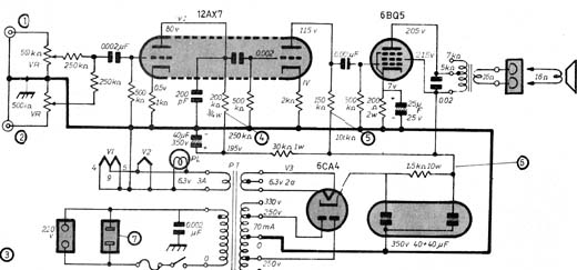 Amplificador 6BQ5
Amplificador 6BQ5