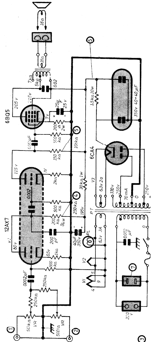 Amplificador 6BQ5 Amplificador 6BQ5