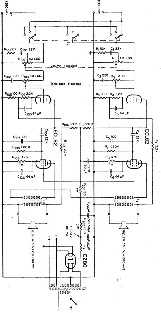  Amplificador Estéreo de 2 W
