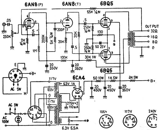  Amplificador de 10 W  
