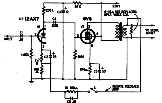  Amplificador de Áudio 6V6
