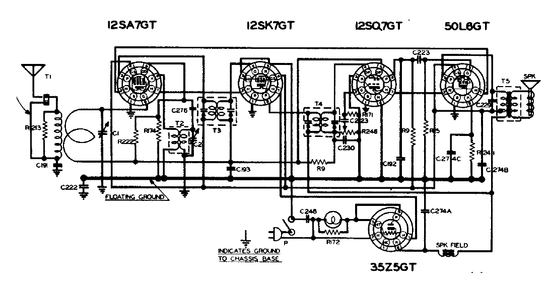 Rádio ARVIN – Chassi RE-92
